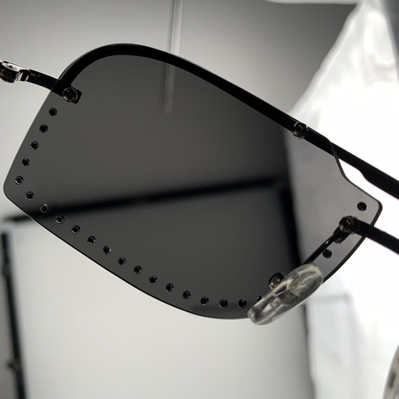 Alessandro Dell’Acqua Sunglasses mod. Dalila AD 15034 B02 Stud Gray Gunmetal NOS main image 5